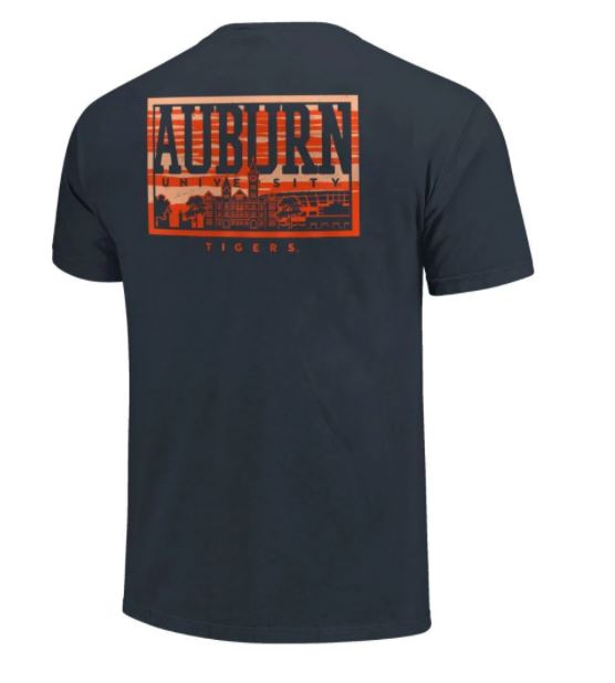 Auburn Tigers - Campus Skyline Short Sleeve T-Shirt