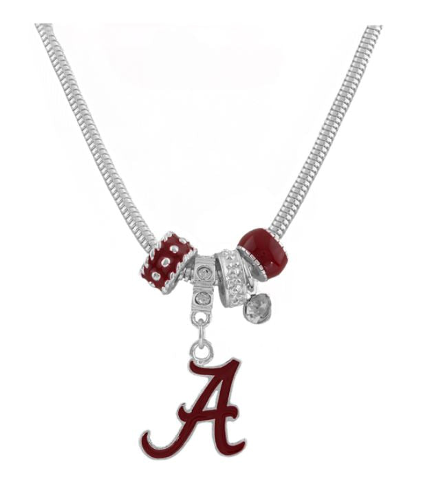 University of Alabama- Alabama Crimson Tide- Logo Charm Necklace