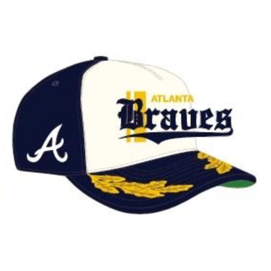 Atlanta Braves - MLB Visor Elite Pinch Front Strapback Men's Hat