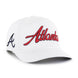 Atlanta Braves - White Overhand Hitch Hat, 47 Brand
