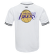 Los Angeles Lakers - NBA Script Tail Men's Mesh Button Down Shirt