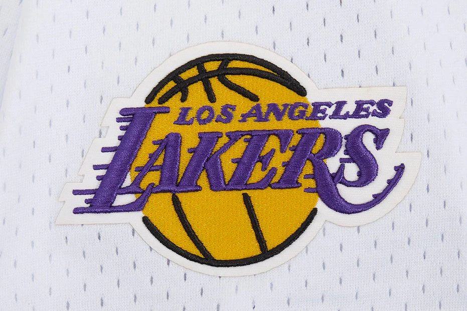 Los Angeles Lakers - NBA Script Tail Men's Mesh Button Down Shirt