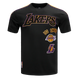Los Angeles Lakers - NBA Retro Classic Men's Striped T-Shirt