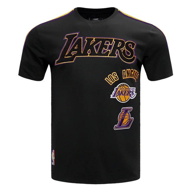 Los Angeles Lakers - NBA Retro Classic Men's Striped T-Shirt