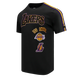 Los Angeles Lakers - NBA Retro Classic Men's Striped T-Shirt
