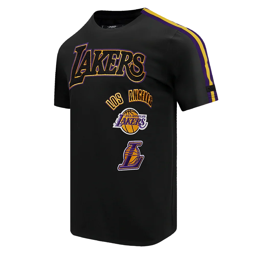 Los Angeles Lakers - NBA Retro Classic Men's Striped T-Shirt