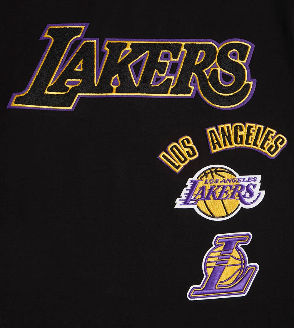 Los Angeles Lakers - NBA Retro Classic Men's Striped T-Shirt