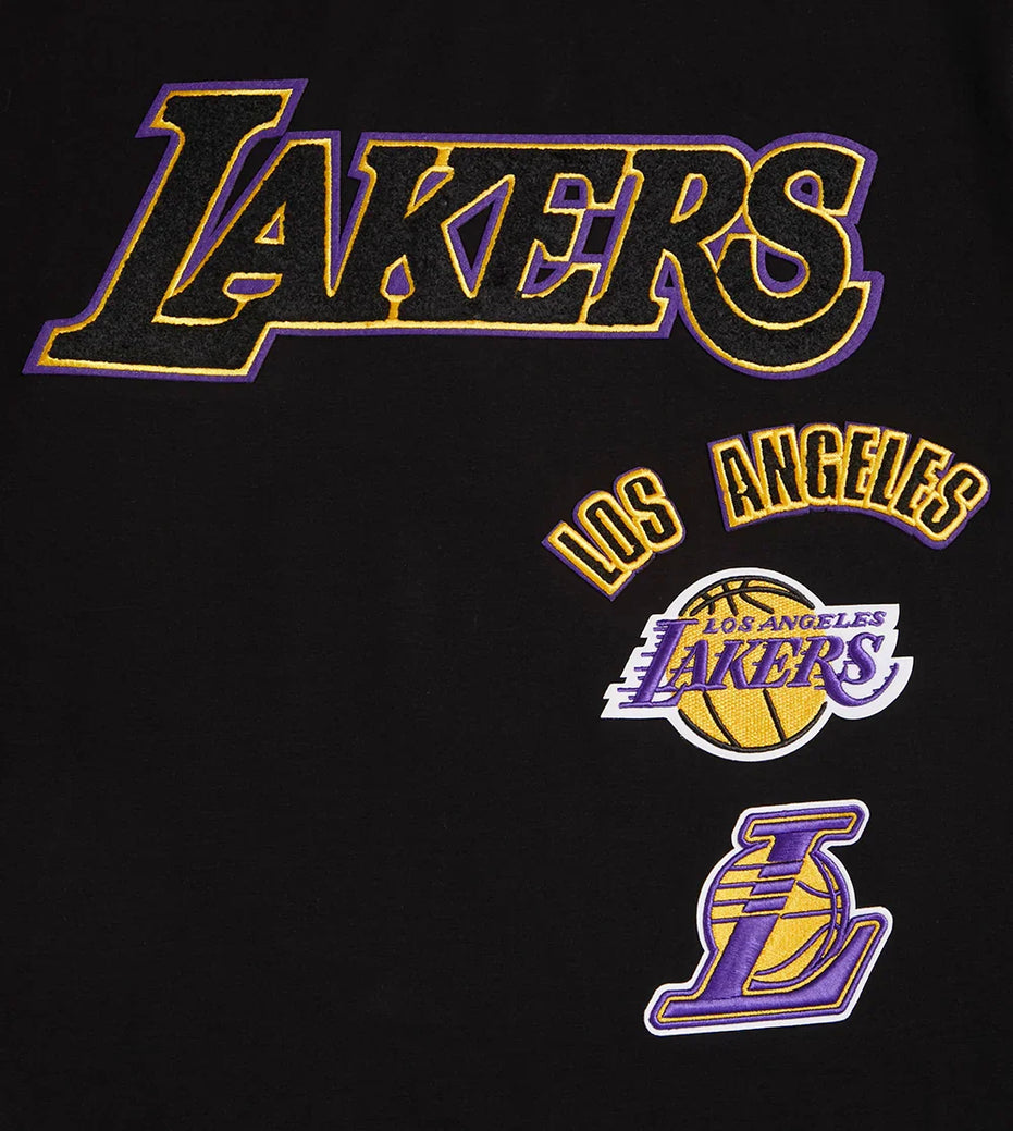 Los Angeles Lakers - NBA Retro Classic Men's Striped T-Shirt