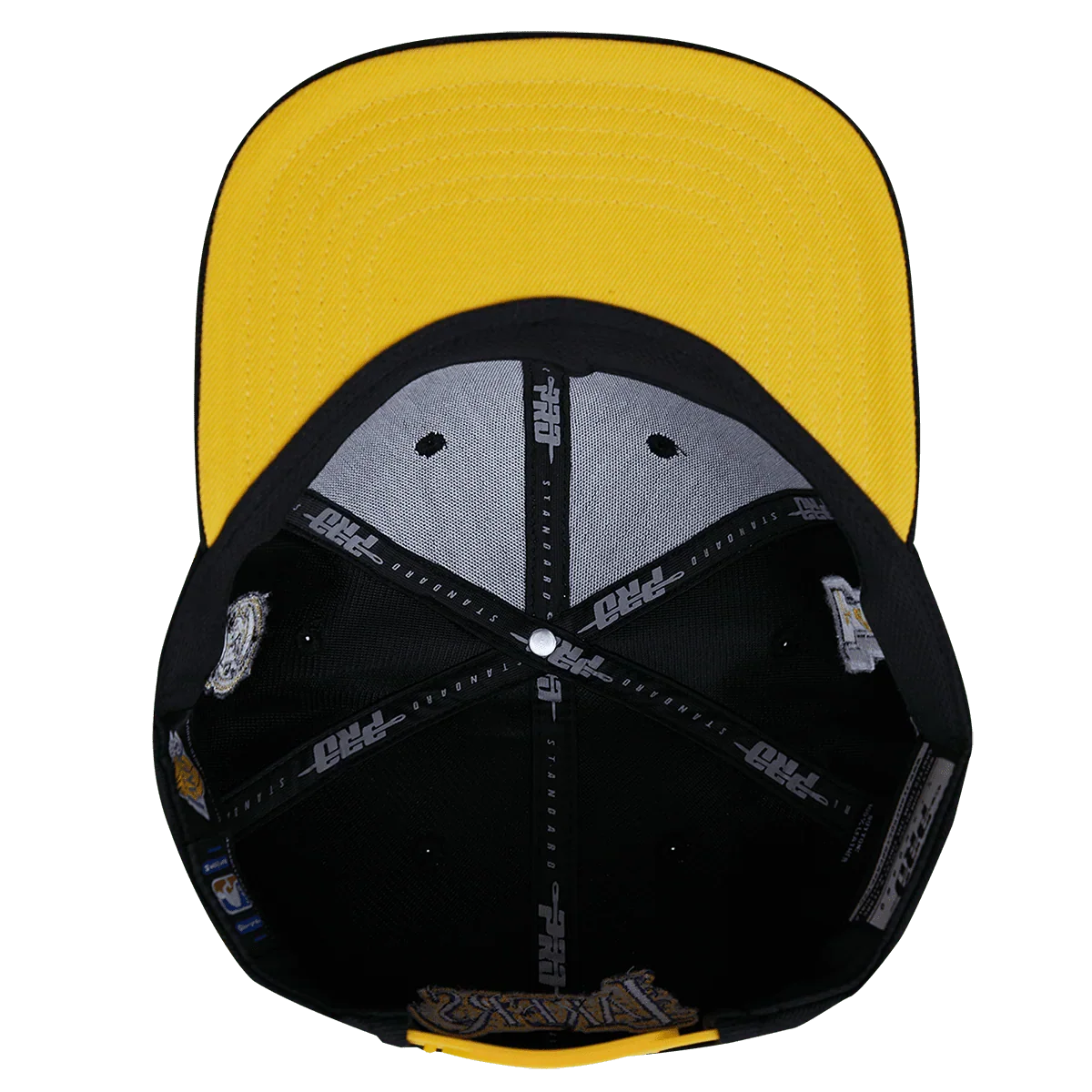 Los Angeles Lakers - NBA Old English Black Snapback Hat