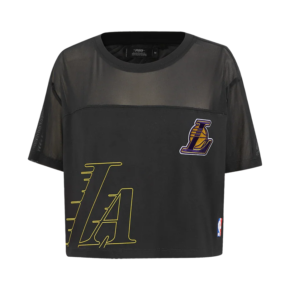 Los Angeles Lakers - NBA Sheer Influencer Women's Boxy Tee T-Shirt