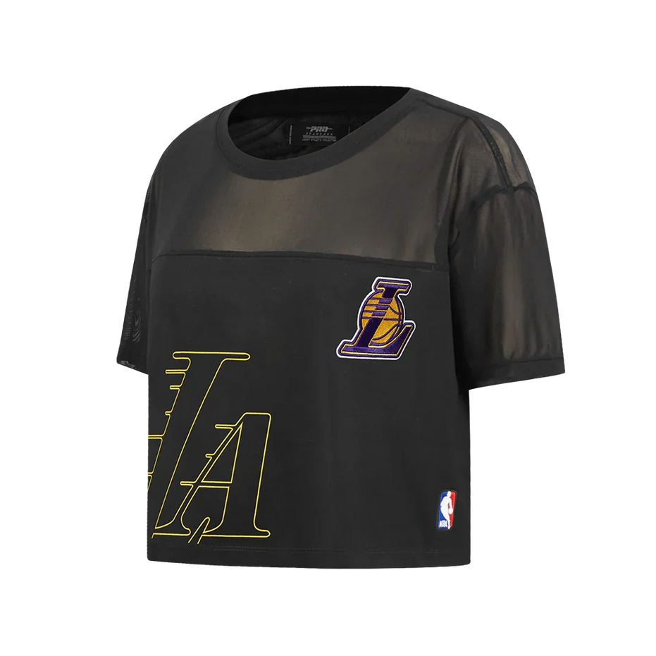 Los Angeles Lakers - NBA Sheer Influencer Women's Boxy Tee T-Shirt