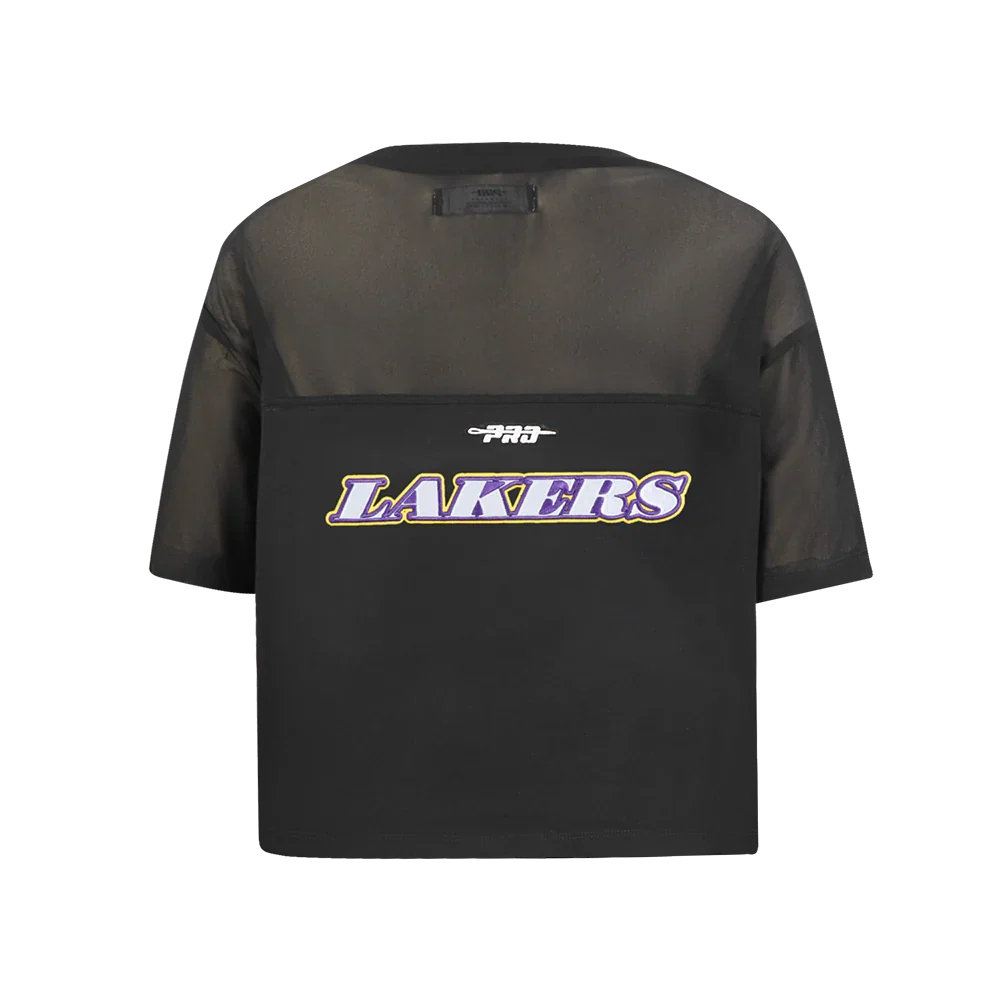 Los Angeles Lakers - NBA Sheer Influencer Women's Boxy Tee T-Shirt