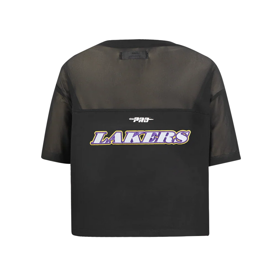 Los Angeles Lakers - NBA Sheer Influencer Women's Boxy Tee T-Shirt