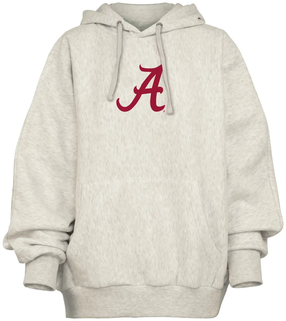Alabama Crimson Tide - "Belvedere" Single-Piece Dolman-Style Oversize Hoodie