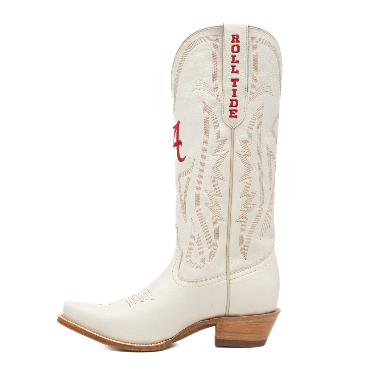 Alabama Crimson Tide - Carrie Women's Ivory Western Boot