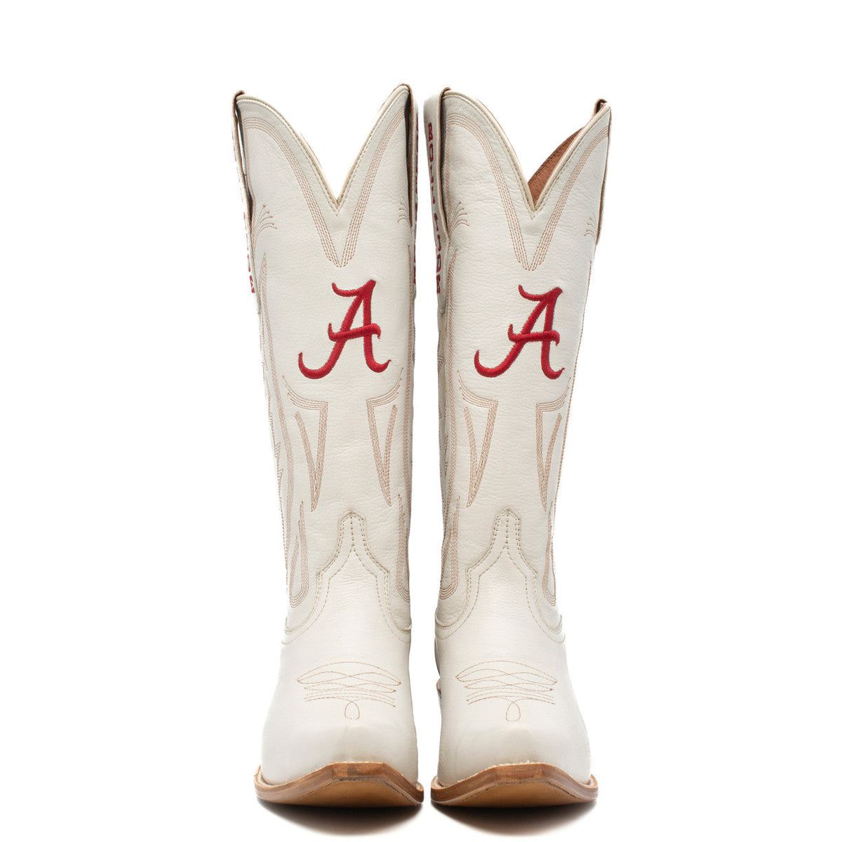 Alabama Crimson Tide - Carrie Women's Ivory Western Boot