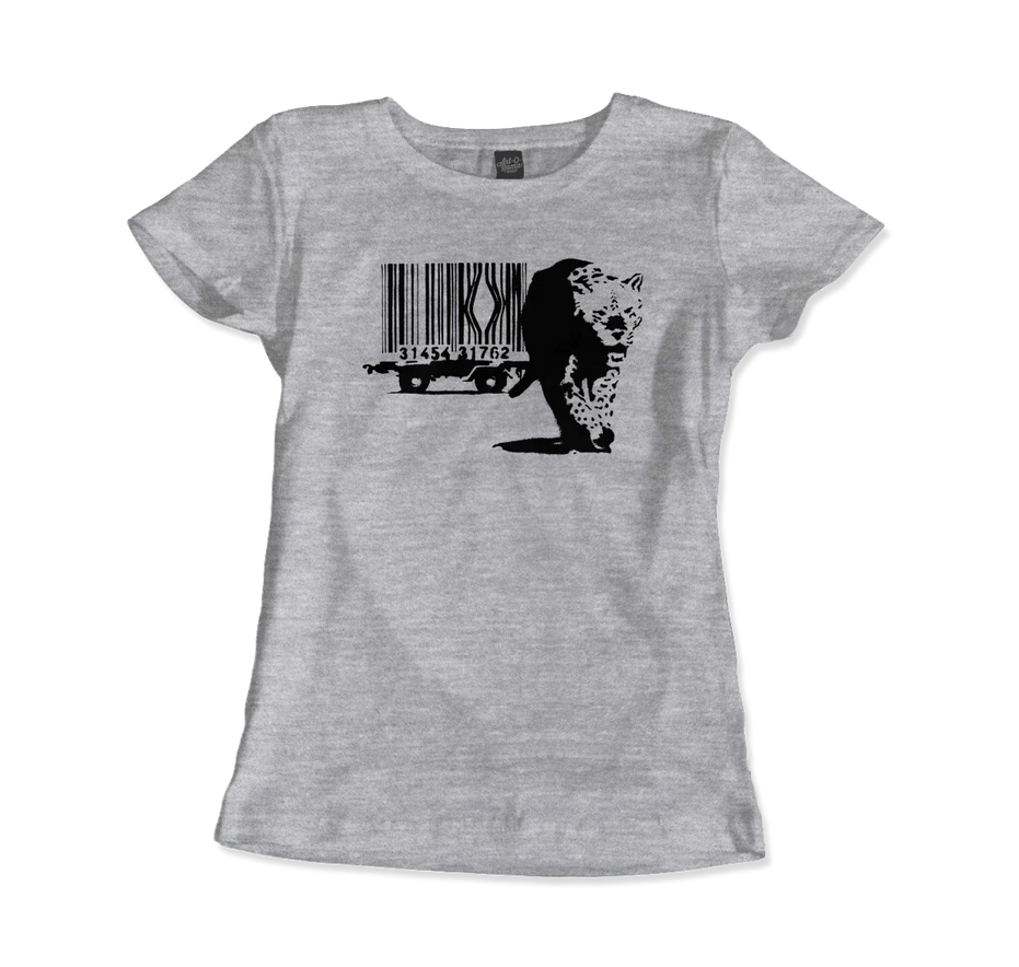 Banksy Barcode (Animal Rights) Street Art T-Shirt