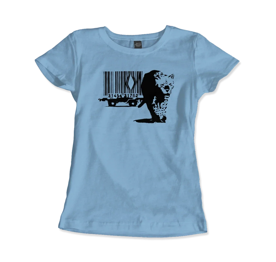 Banksy Barcode (Animal Rights) Street Art T-Shirt