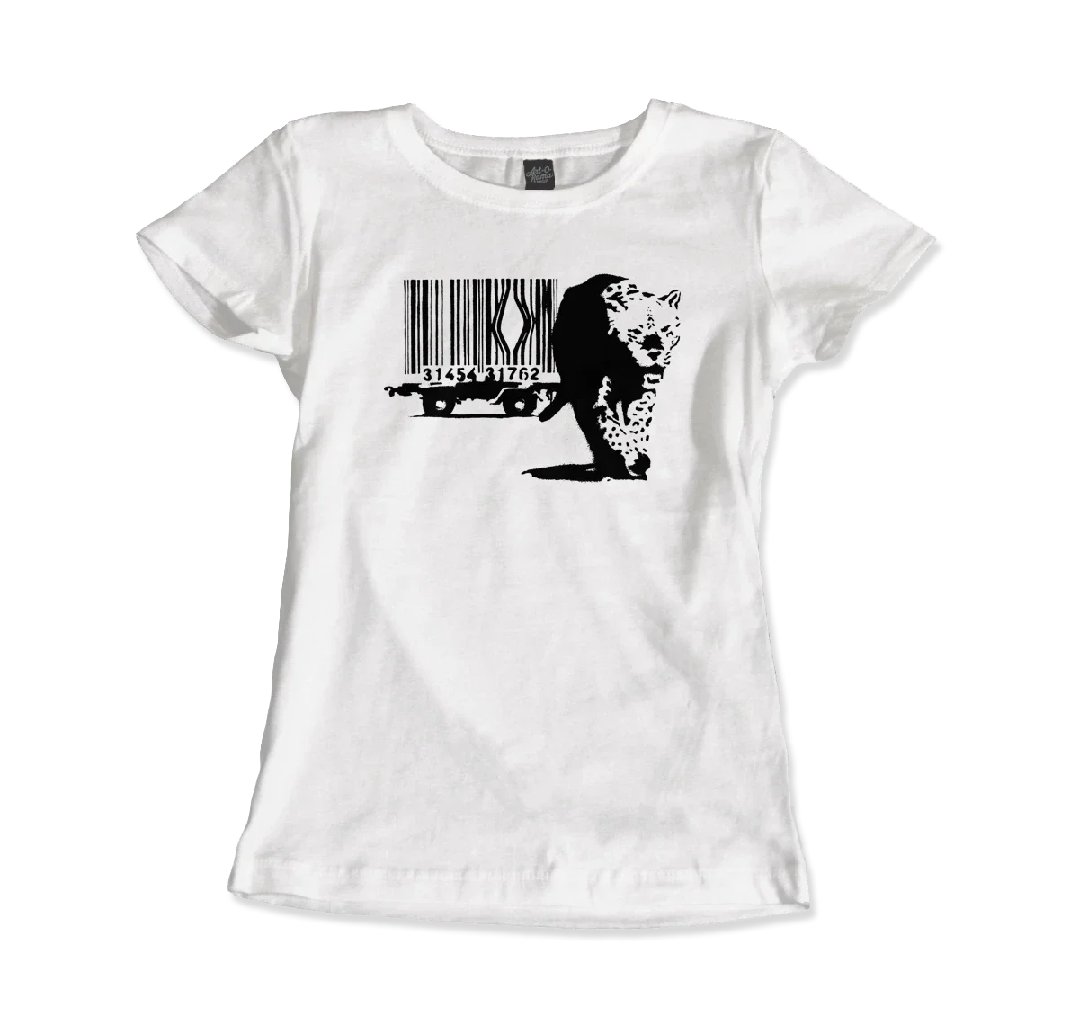 Banksy Barcode (Animal Rights) Street Art T-Shirt