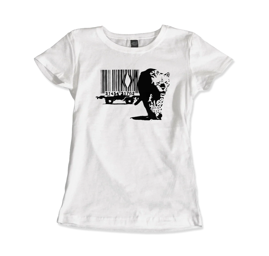 Banksy Barcode (Animal Rights) Street Art T-Shirt