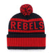 Mississippi Rebels - Navy Bering Cuff Knit Beanie, 47 Brand