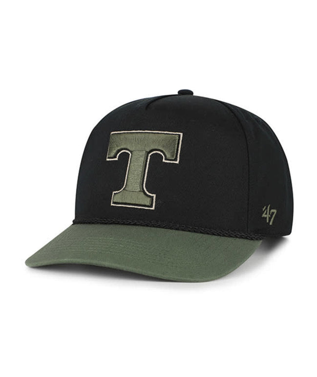Tennessee Volunteers - Black Khaki Accents Hitch, 47 Brand Hat