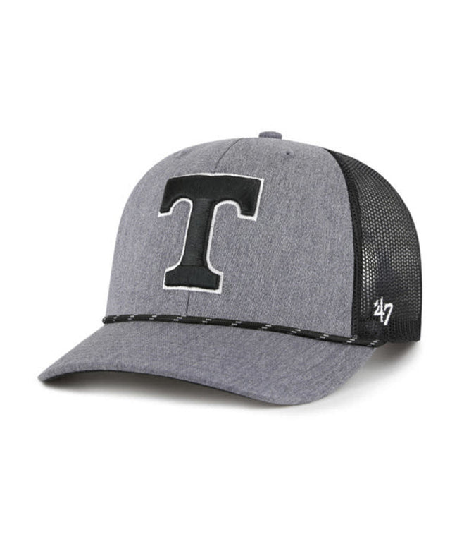 Tennessee Volunteers - Charcoal Carbon Rope Trucker 47 Brand Hat