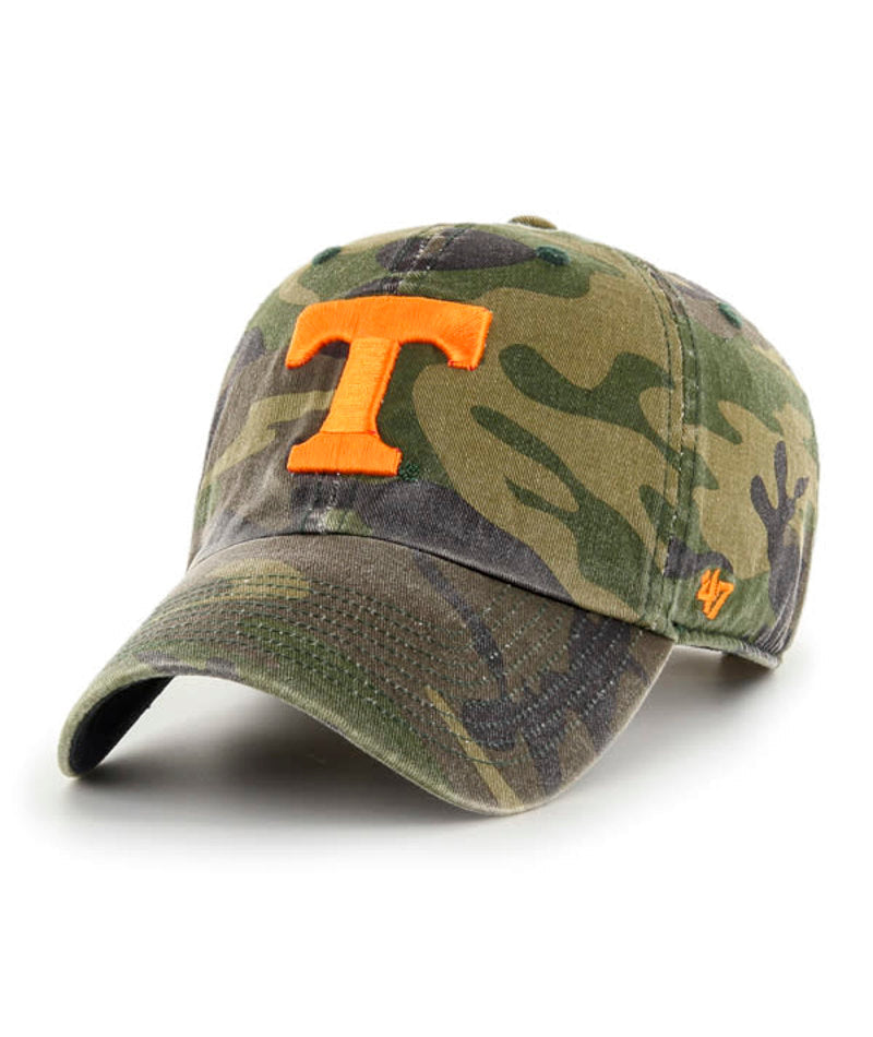 Tennessee Volunteers - Camo 47 Clean Up All Clean Up Hat, 47 Brand