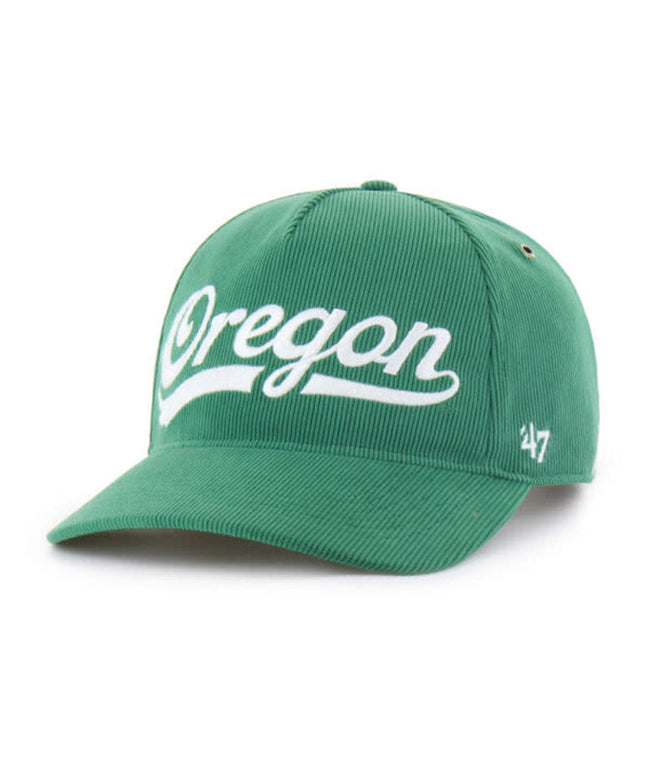 Oregon Ducks - NCAA Kelly Golden Age Cord Hitch RF Hat, 47 Brand