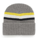 Michigan Wolverines - Dark Gray Highline Cuff Knit Beanie, 47 Brand