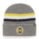 Michigan Wolverines - Dark Gray Highline Cuff Knit Beanie, 47 Brand