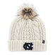 North Carolina Tar Heels - UCN White Meeko Cuff Knit, 47 Brand