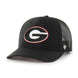 Georgia Bulldogs - Black NCAA Local Print Trucker Hat, 47 Brand