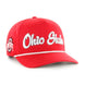 Ohio States Buckeyes - Red Overhand Hitch Hat, 47 Brand