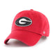 Georgia Bulldogs - Red Clean Up Hat, 47 Brand
