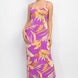 Scoop Tropical Print Maxi Dress