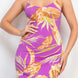 Scoop Tropical Print Maxi Dress
