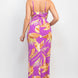 Scoop Tropical Print Maxi Dress