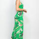Scoop Tropical Print Maxi Dress