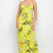 Scoop Tropical Print Maxi Dress