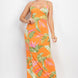 Scoop Tropical Print Maxi Dress