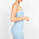 Front Button Cami Denim Dress