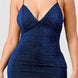 Metallic Glitter Sweetheart Dress