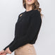 Knit Pullover Sweater With Cold Shoulder Detail