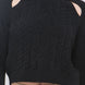 Knit Pullover Sweater With Cold Shoulder Detail