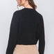 Knit Pullover Sweater With Cold Shoulder Detail