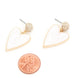 Heart Rhinestone Bead Dangle Earring