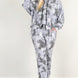 Tie Dye Print Pullover Hoodie And Sweatpants