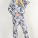 Tie Dye Print Pullover Hoodie And Sweatpants