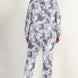 Tie Dye Print Pullover Hoodie And Sweatpants